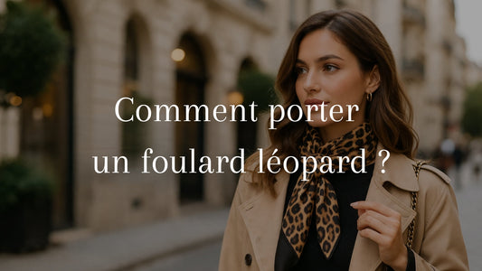 Comment porter un foulard léopard ?