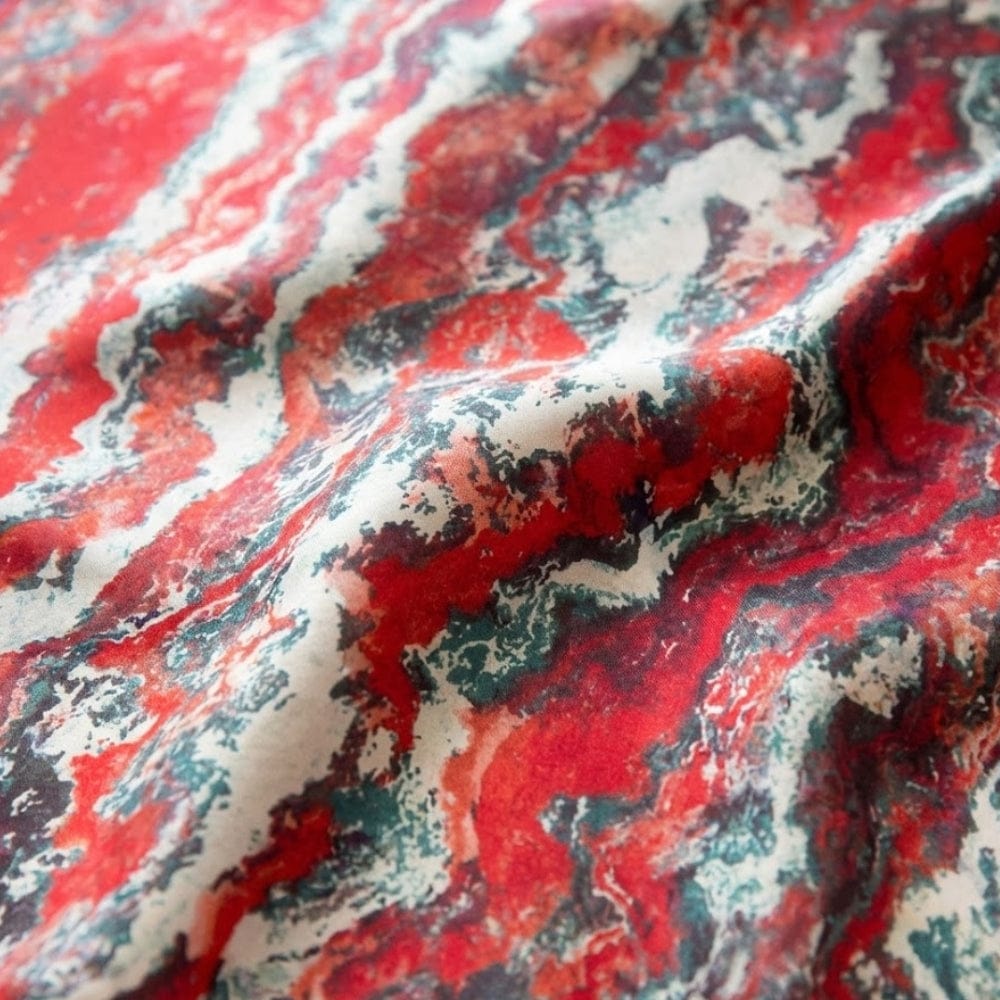 Carré en soie | L’accessoire chic au charme parisien Rouge / 53x53cm The Foulard