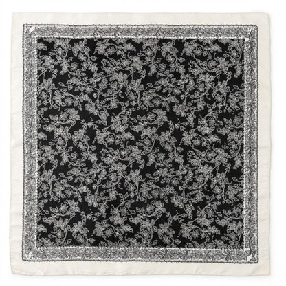 Foulard bandana femme | Style bohème chic et allure raffinée Blanc The Foulard