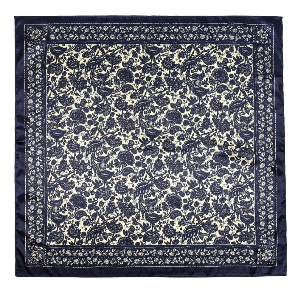 Foulard bandana femme | Style bohème chic et allure raffinée Bleu The Foulard