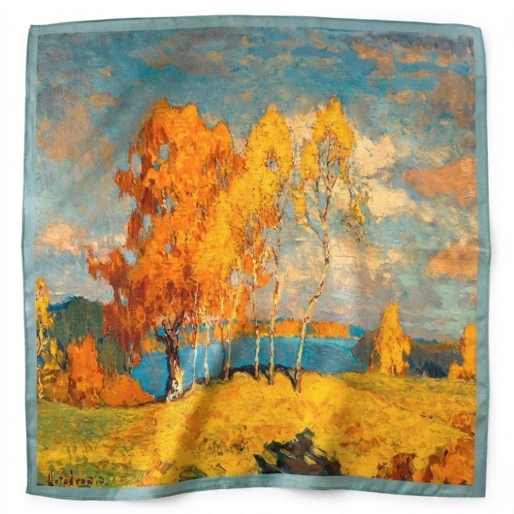 Foulard bohème chic | Douceur, fluidité et élégance intemporelle Multicolore / 53x53cm The Foulard