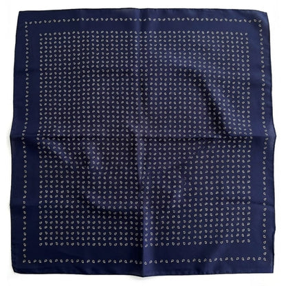 Foulard carré | Douceur satinée et style sophistiqué Bleu / 70x70CM The Foulard