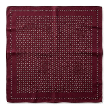 Foulard carré | Douceur satinée et style sophistiqué Bordeaux / 70x70CM The Foulard