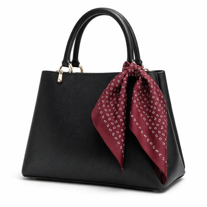 Foulard carré | Douceur satinée et style sophistiqué The Foulard