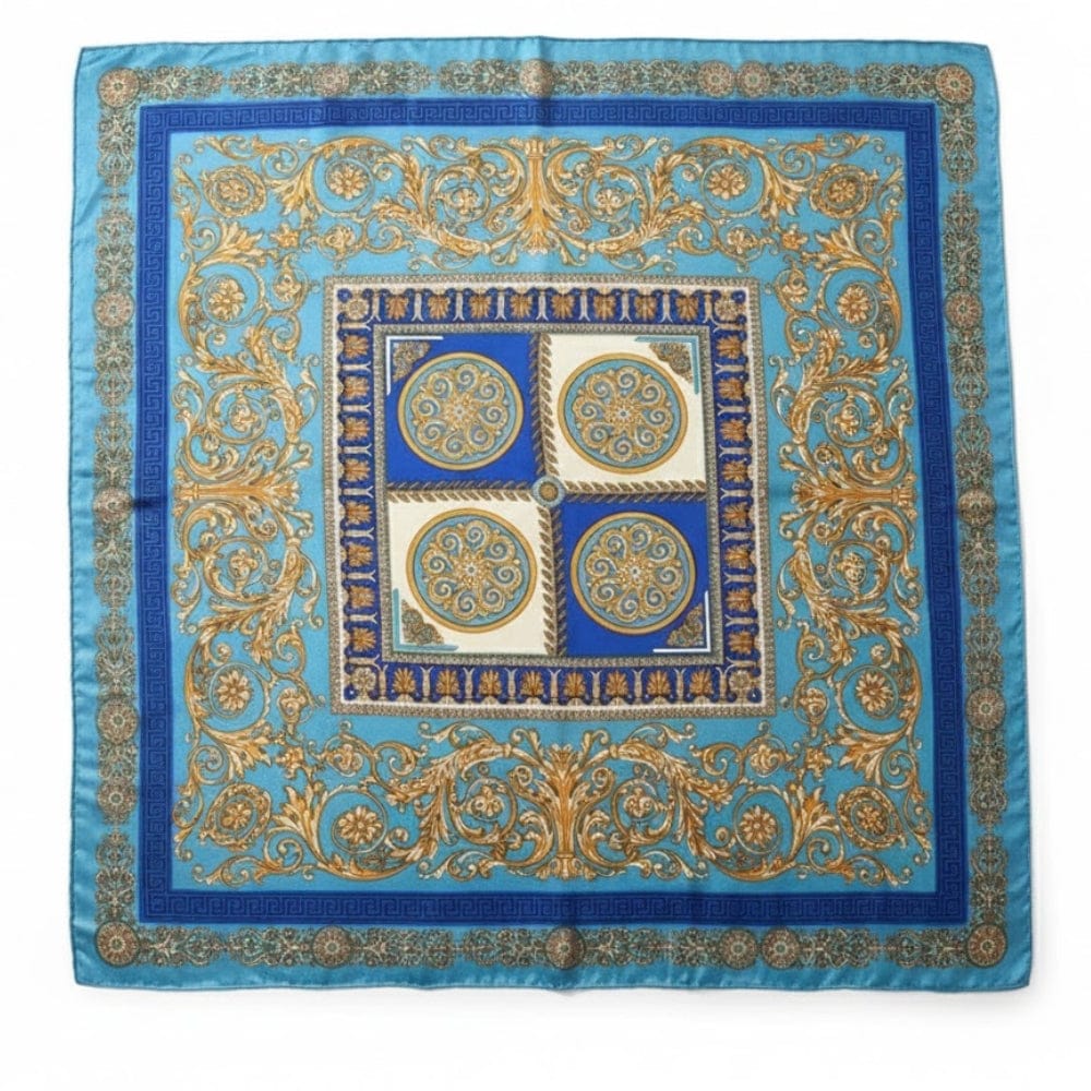 Foulard carré femme | Élégance satinée et style soigné Style 2 / 70x70cm The Foulard