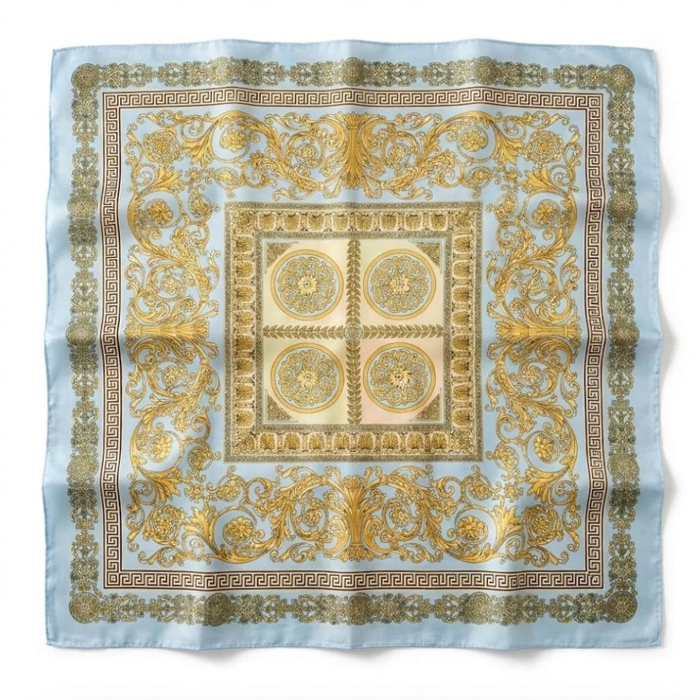 Foulard carré femme | Élégance satinée et style soigné Style 3 / 70x70cm The Foulard