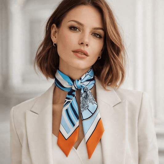 Foulard cravate | Le détail chic pour sublimer votre allure The Foulard