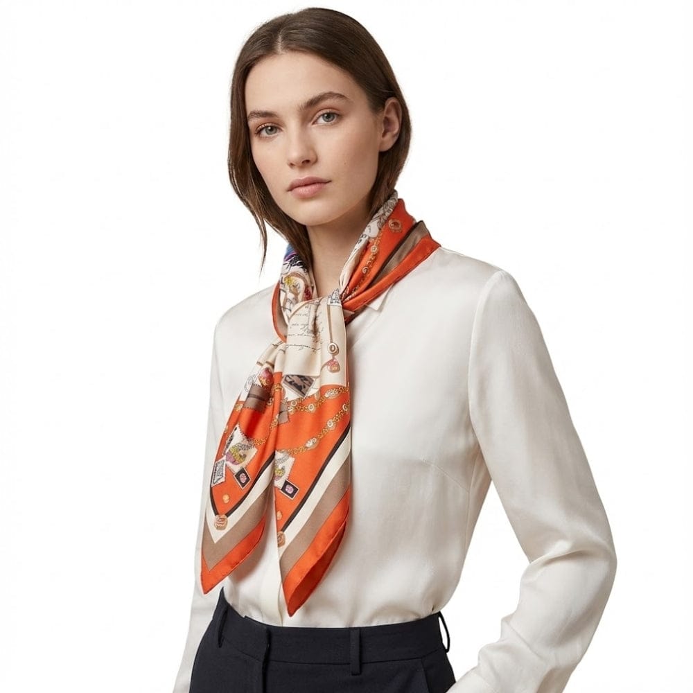 Foulard femme luxe | Le détail chic pour un style distingué The Foulard