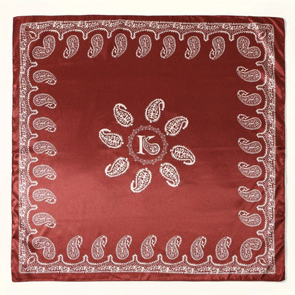 Foulard femme rouge | Chic intemporel et éclat féminin Rouge The Foulard