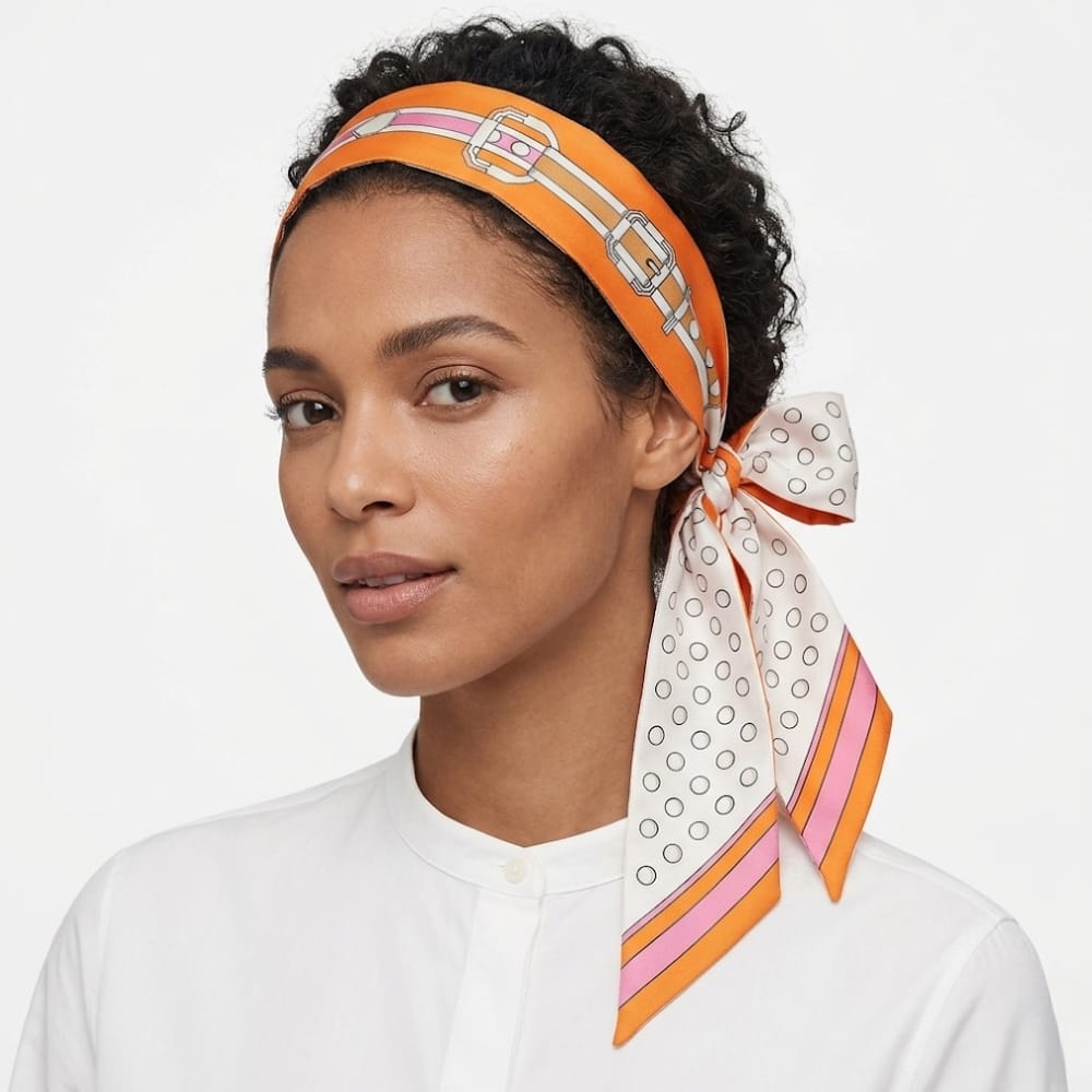 Foulard fin | L’accessoire élégant pour structurer votre look The Foulard