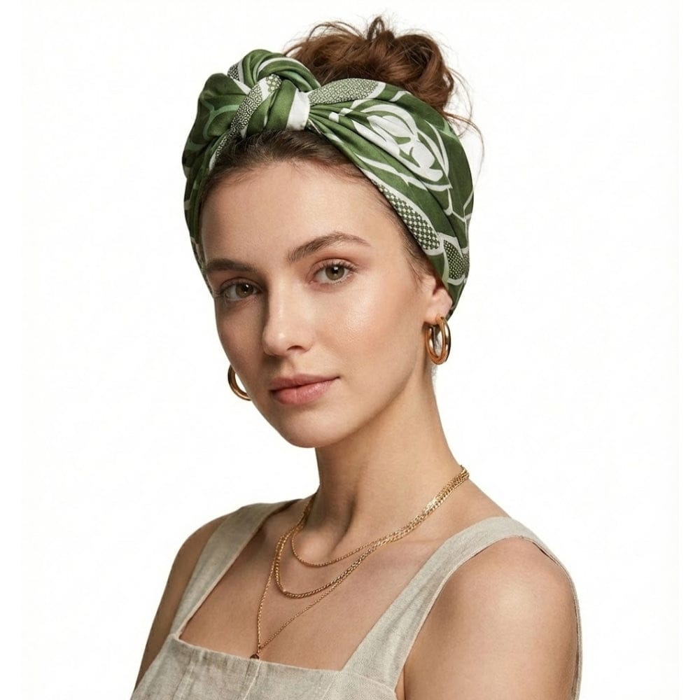 Foulard fleur | Le détail fleuri et satiné The Foulard