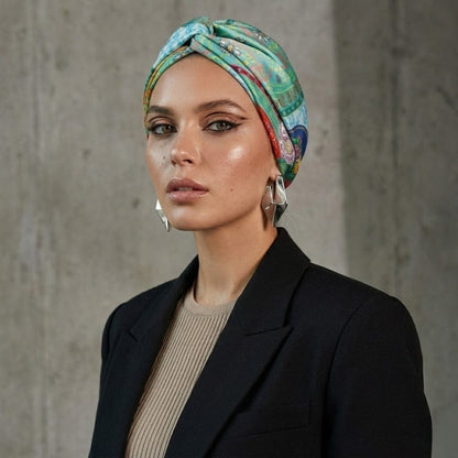 Foulard noué | Touche mode pour un look soigné The Foulard