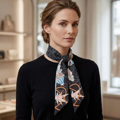 Foulard ruban | Touche mode chic et féminine The Foulard