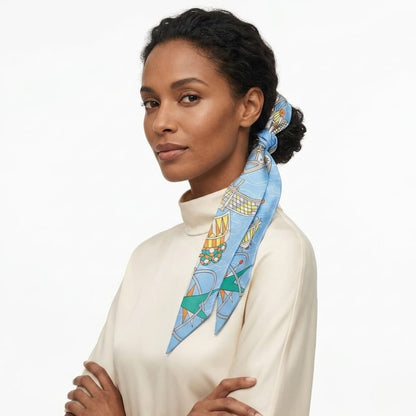 Foulard ruban | Touche mode chic et féminine The Foulard