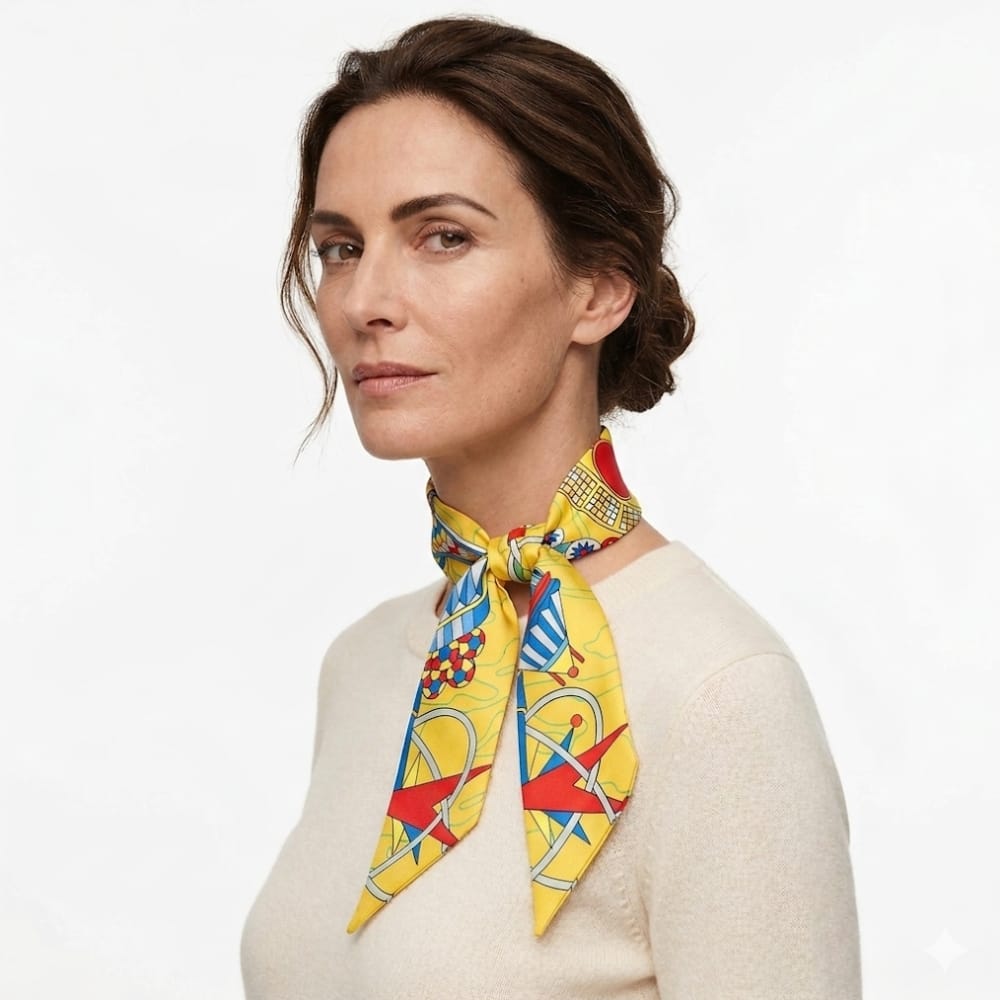 Foulard ruban | Touche mode chic et féminine The Foulard