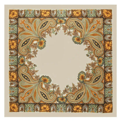 Foulard sur les cheveux | Élégance bohème et style raffiné Crème The Foulard