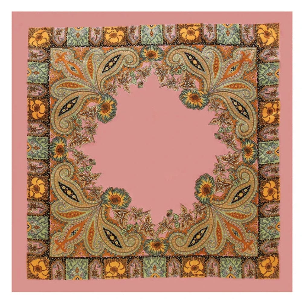 Foulard sur les cheveux | Élégance bohème et style raffiné Rose The Foulard