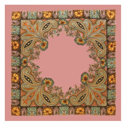 Foulard sur les cheveux | Élégance bohème et style raffiné Rose The Foulard