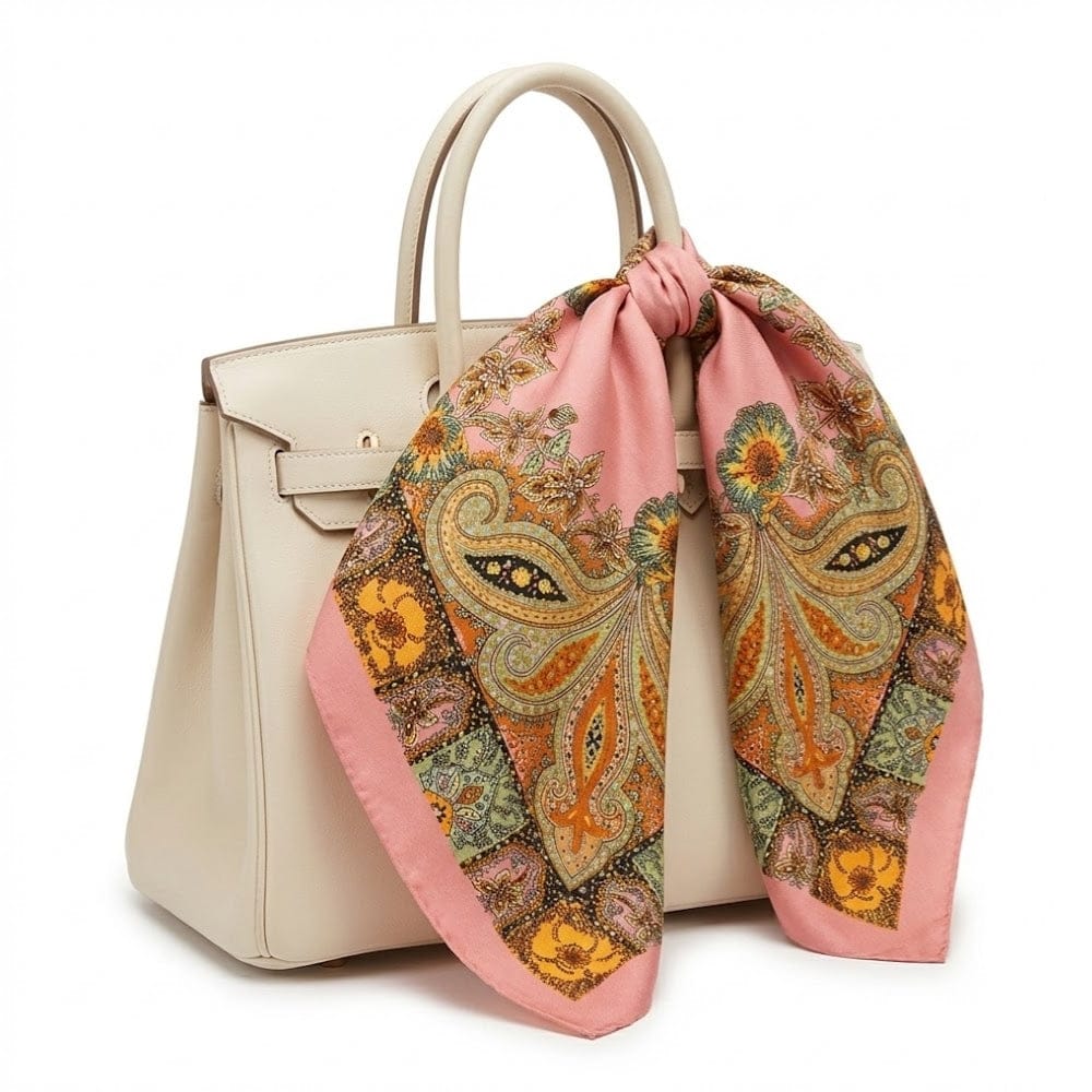 Foulard sur les cheveux | Élégance bohème et style raffiné The Foulard