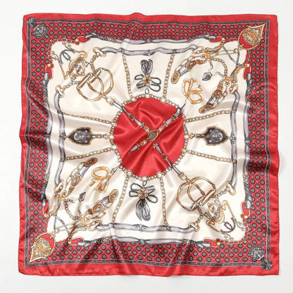 Grand foulard femme | Douceur, légèreté et allure sophistiquée Rouge The Foulard