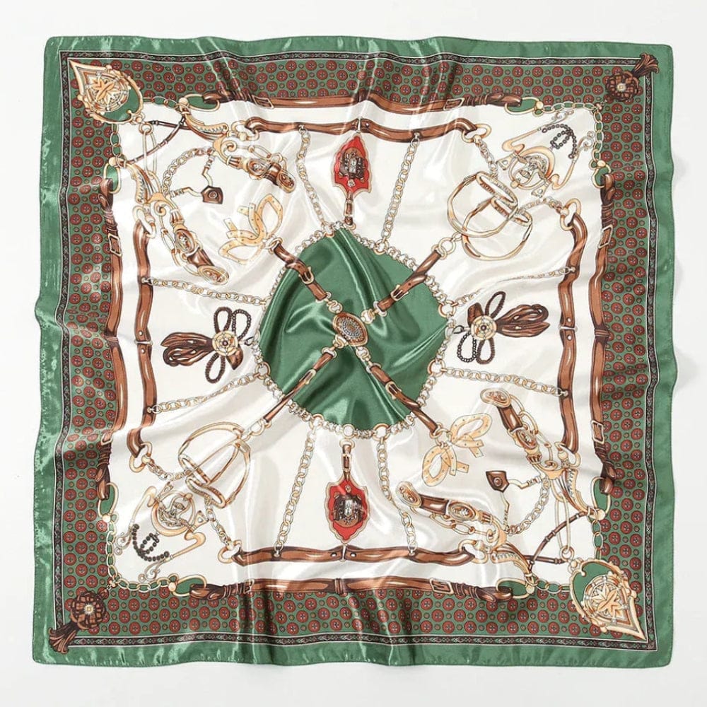 Grand foulard femme | Douceur, légèreté et allure sophistiquée Vert The Foulard