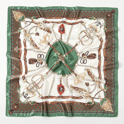 Grand foulard femme | Douceur, légèreté et allure sophistiquée Vert The Foulard